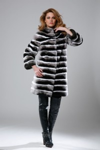 #1427 | ΗΜΙΠΑΛΤΟ ΡΕΞ ΜΟΝ. ΑΣΠΡΟ-ΜΑΥΡΟ